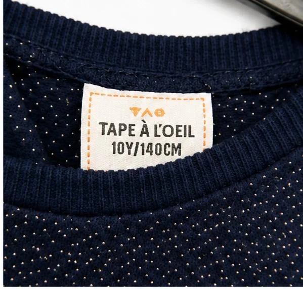 Combi-short Tape à l'Œil blauw marine met pailletten - Maat 10 jaar – photo 3